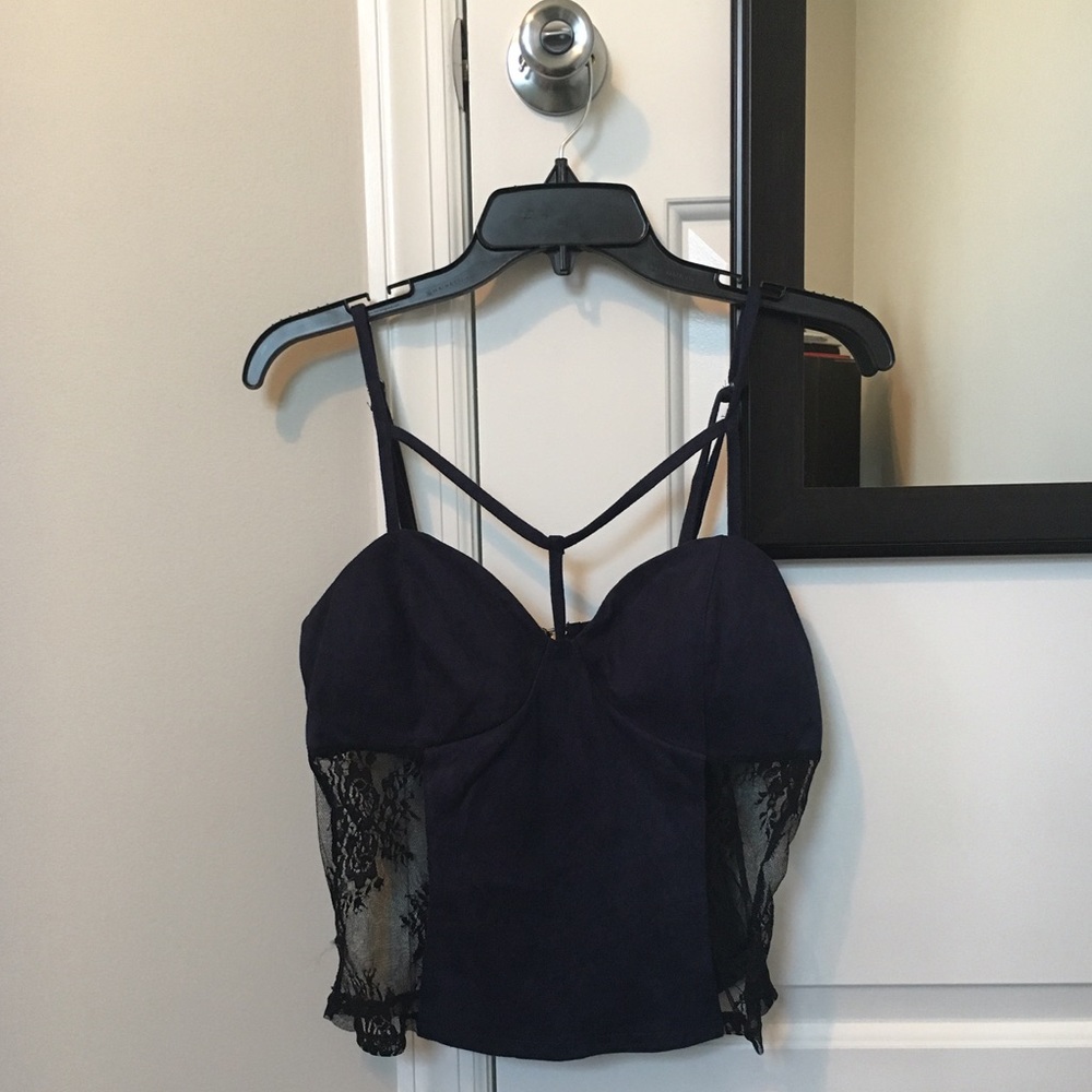 lace bustier top