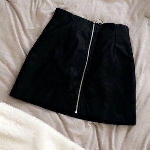 Forever 21 fake leather mini skirt NWT