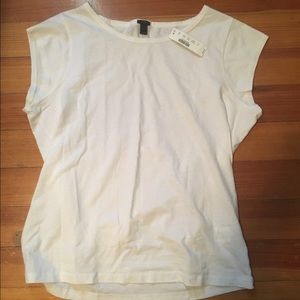 J Crew white tee