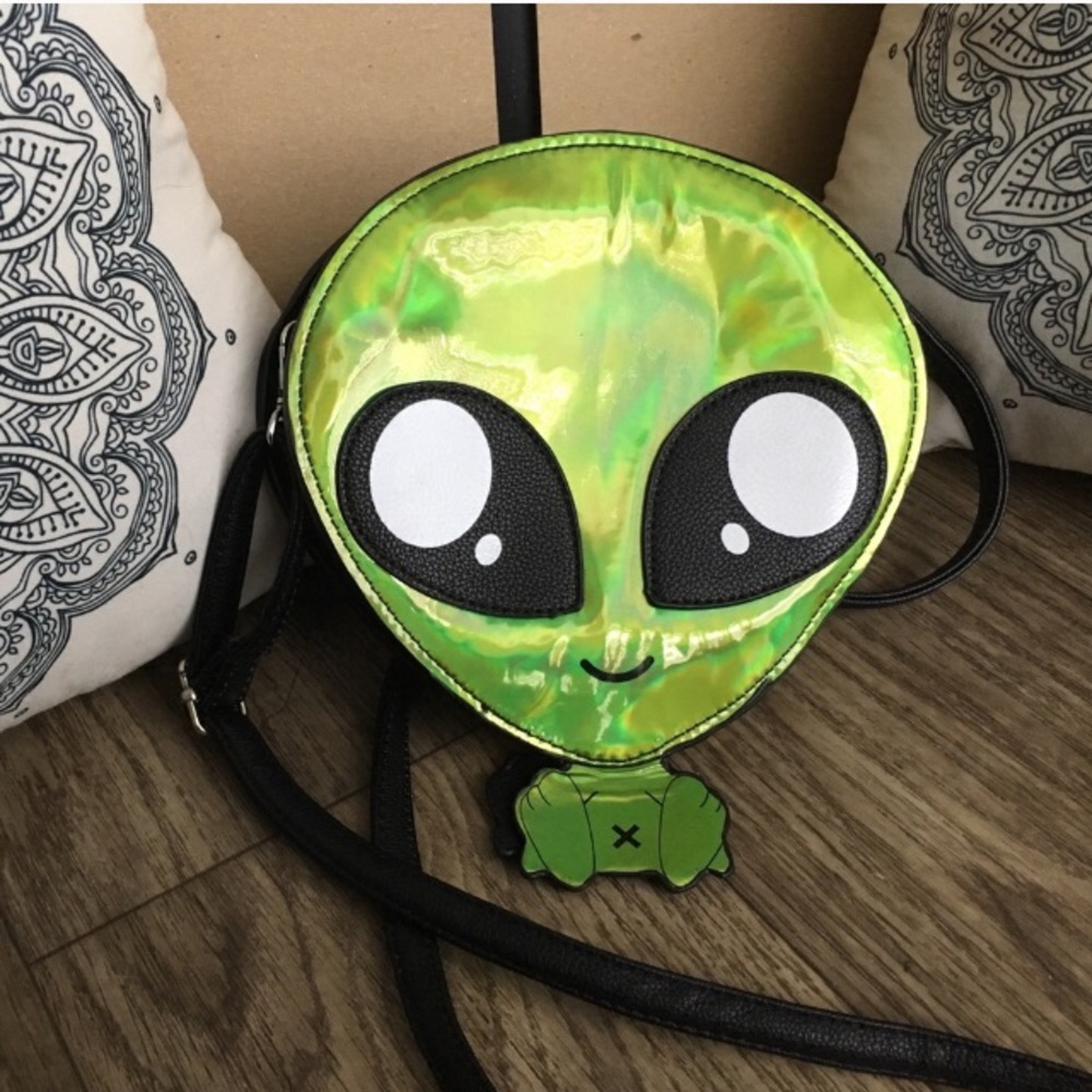 Dolls Kill "Tiny Buddy" Alien Purse