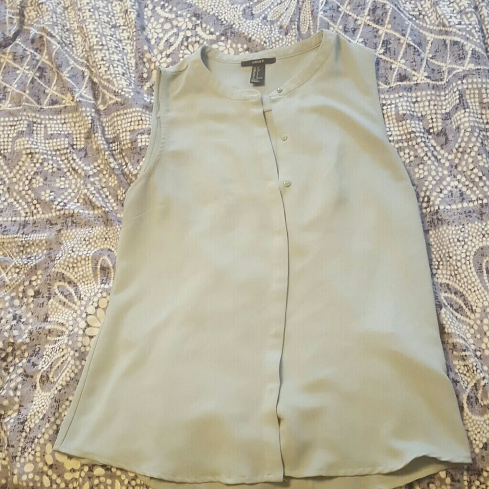 Forever 21 Light Teal Top