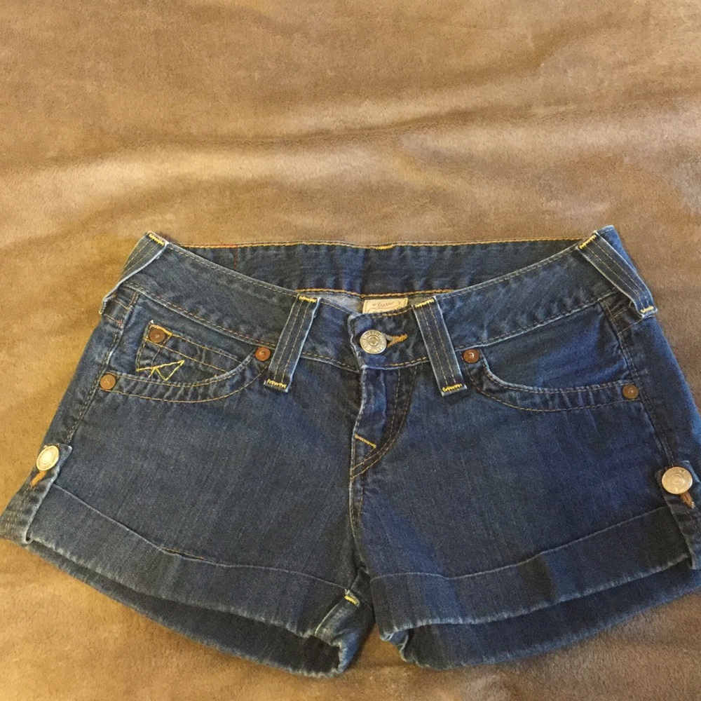 True Religion Cuffed Shorts