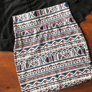 🎶  CLEANIN' OUT MY CLOSET 😎  AZTEC bodycon skirt