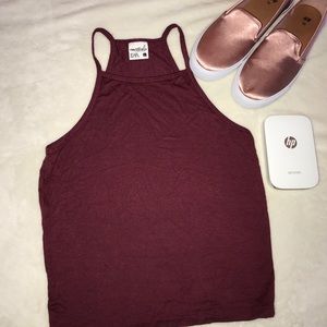 📣 FINAL SALE Tilly's Burgundy Crop Top