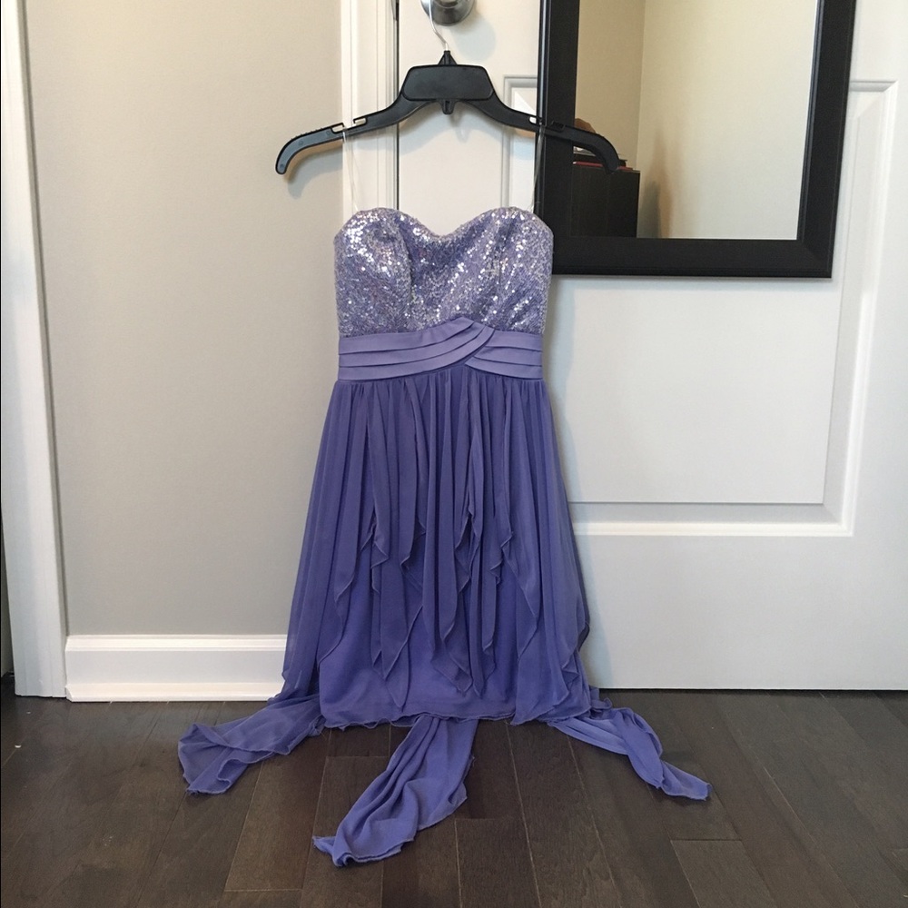 purple prom dress