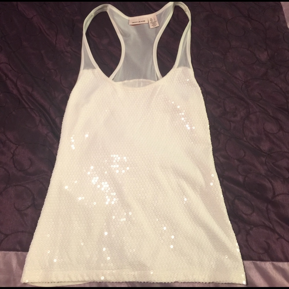 DKNY Sequined Top