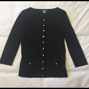 Ann Taylor Black Cardigan