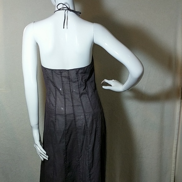 Calvin Klein Swimwear Cotton Brown Halter Dress - Picture 2 of 4
