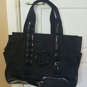 Black large TORY Burch tote