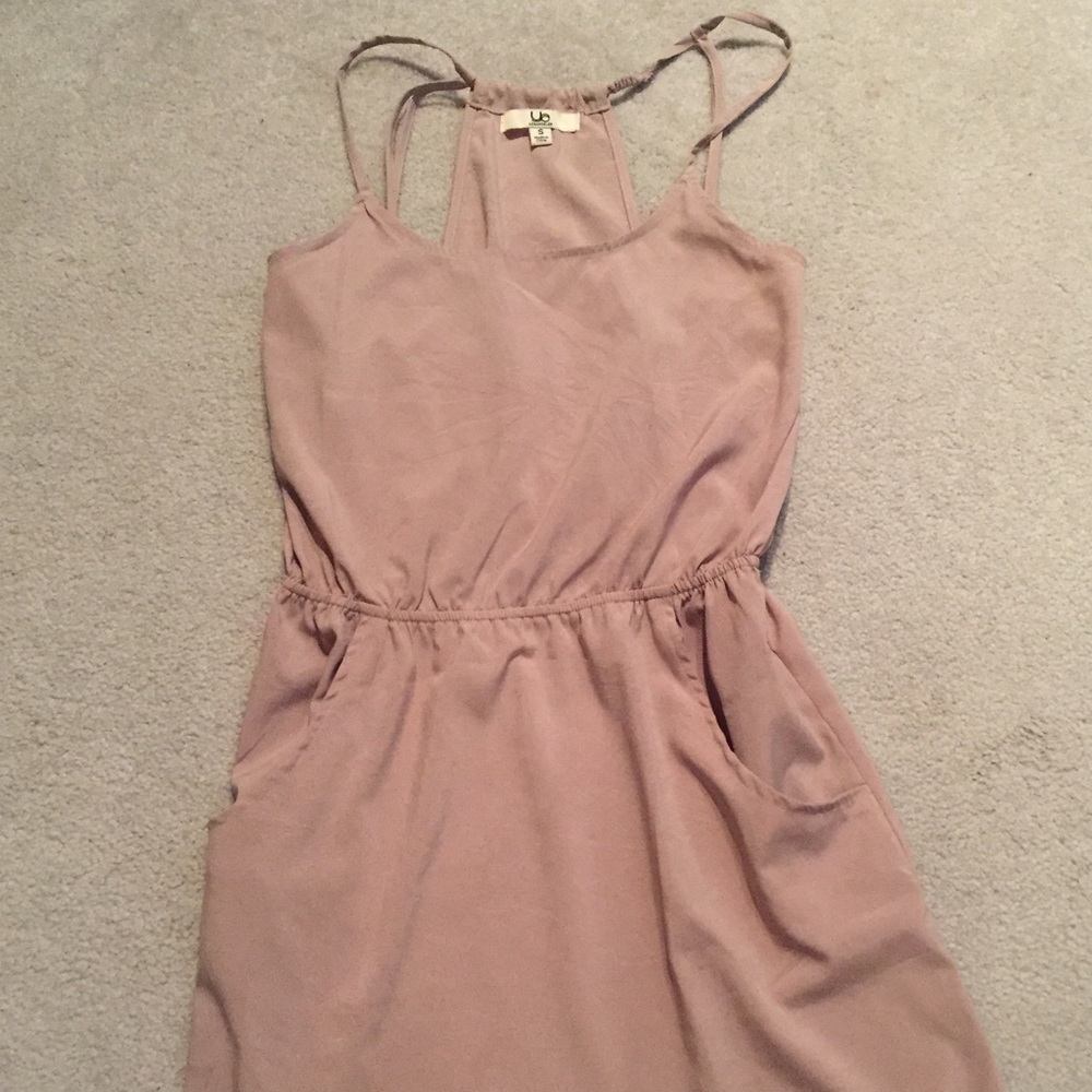 Ya Los Angeles Nude Racerback Cami Dress