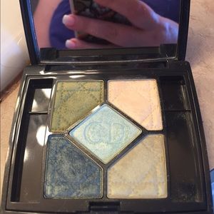 Dior 5 color eye palette in peacock