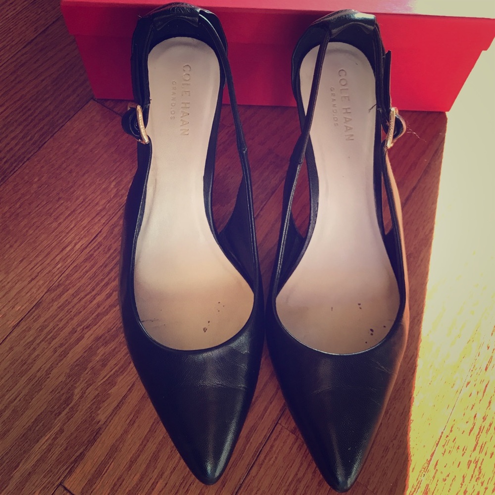 Cole Haan Grand OS black stiletto