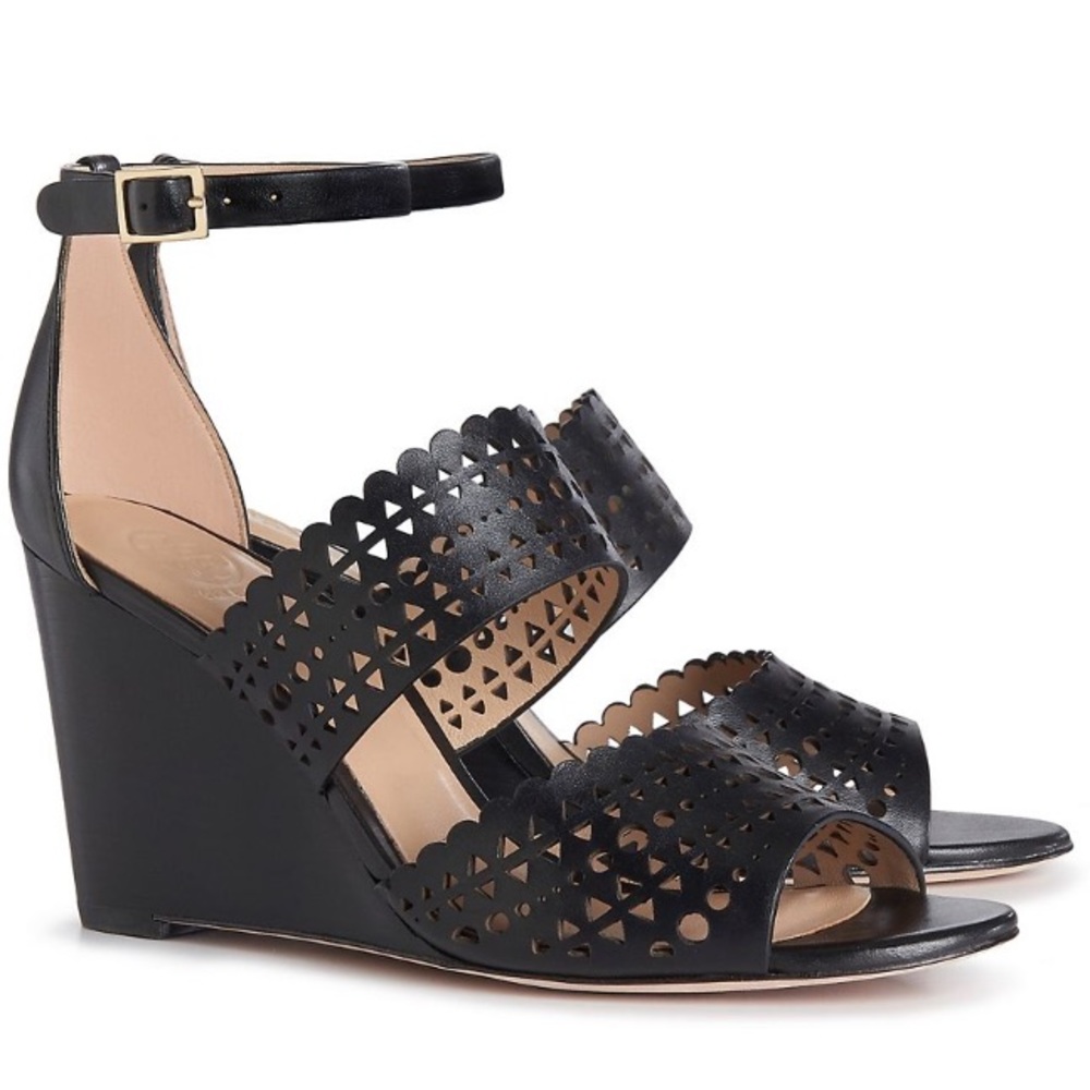 🎉HP!🎉 Tory Burch Perfect Gladiator Wedge