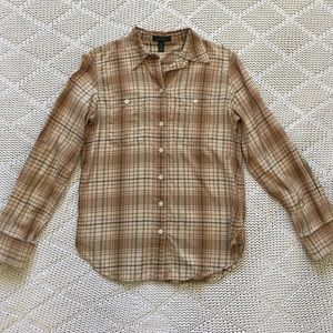 Ralph Lauren Tan Flannel