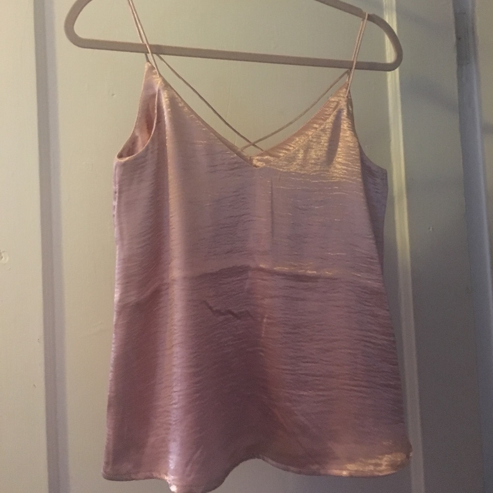 h&m shimmery cami - size 6