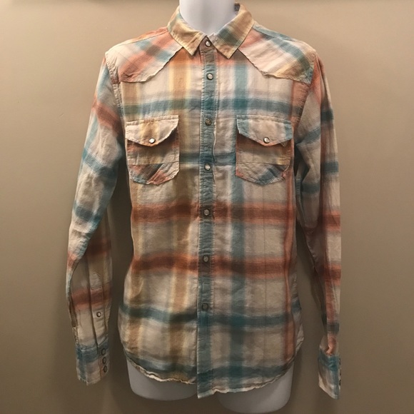 Guess Other - Guess Plaid Print Long Sleeve