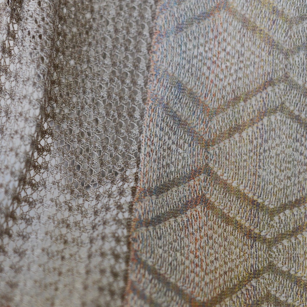 Long sheer tan cardigan with 🌈 thread detail NWT - Picture 3 of 5