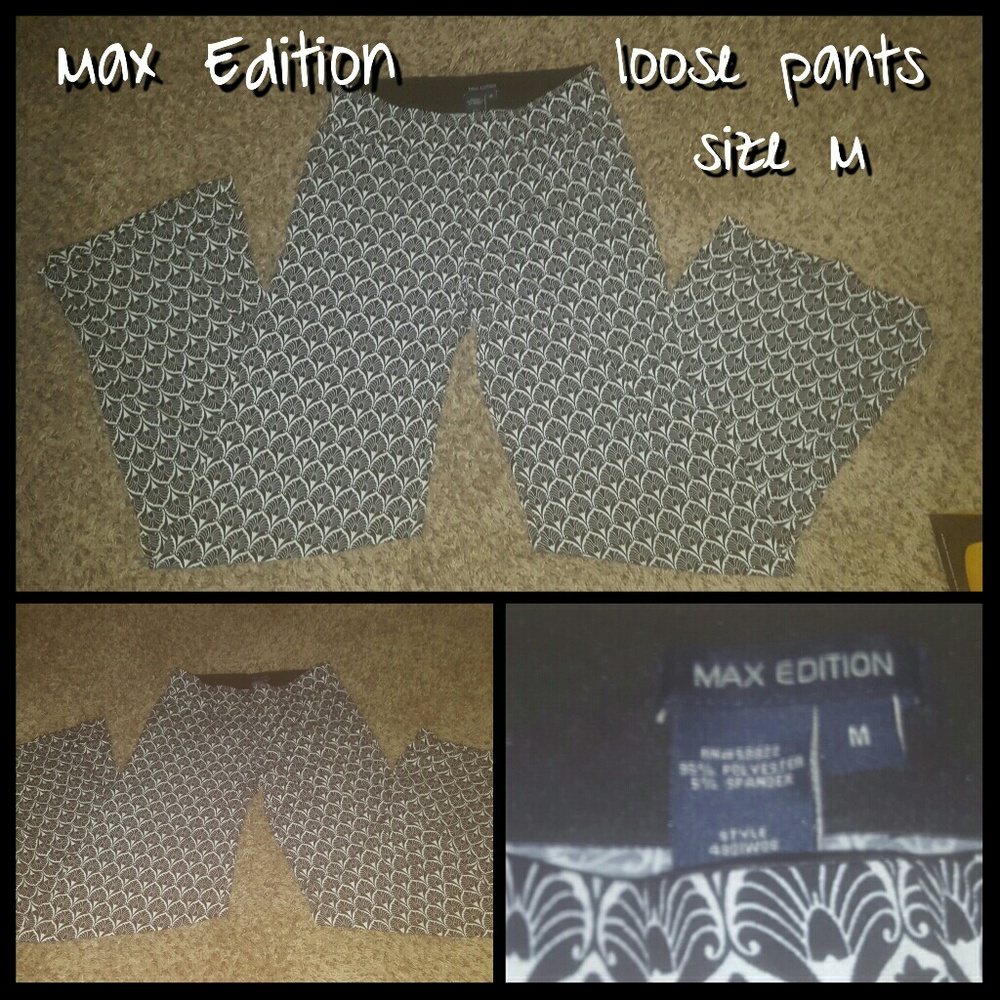 Long wide leg pants