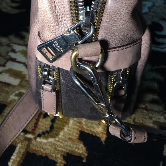 Prada Ardesia Ombré Glacé Calf Leather Bag - Picture 5 of 6