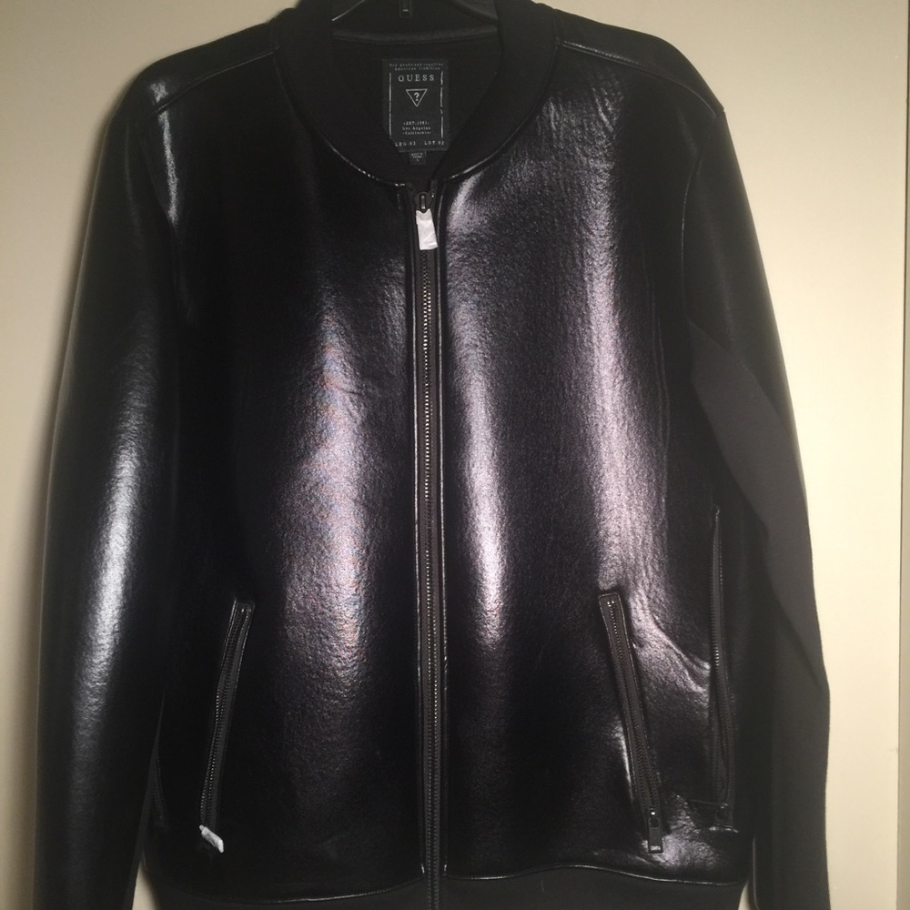Guess Black Bomber Jacket