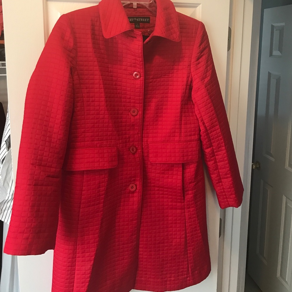 Red Rain Jacket