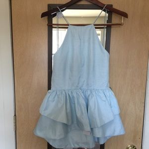 L'atisbe baby blue top