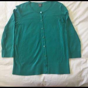 Ann Taylor Teal Cardigan