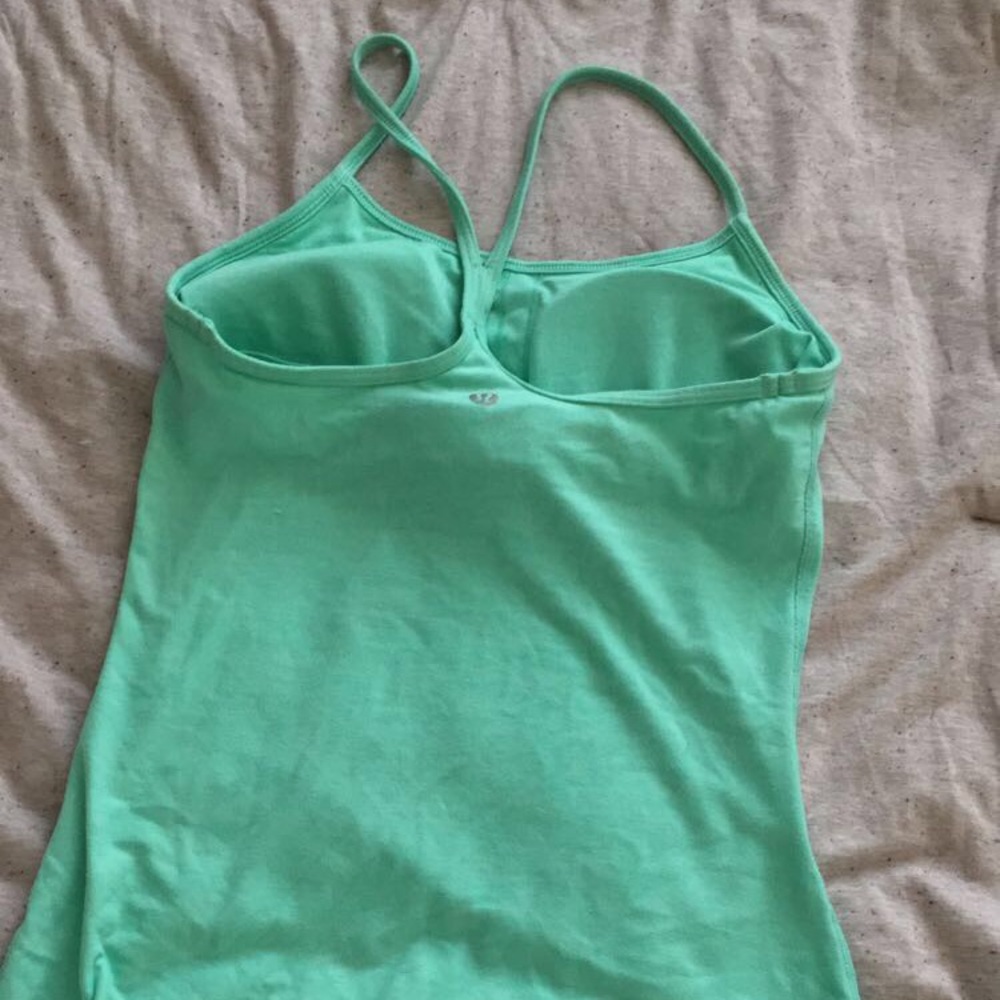 Lululemon power y tank mint green