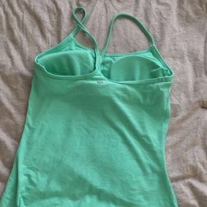 Lululemon power y tank mint green