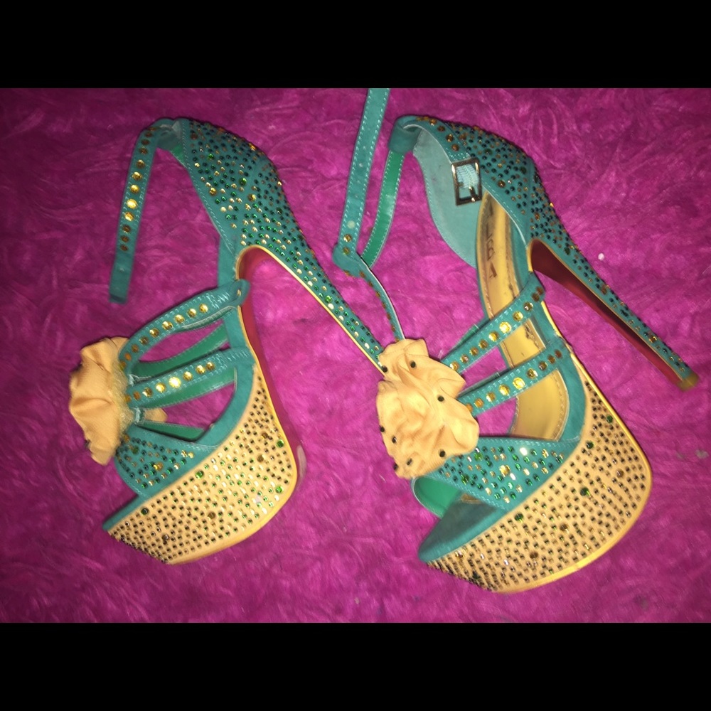 Green heels