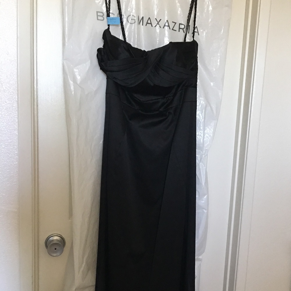 BCBG strapless gown