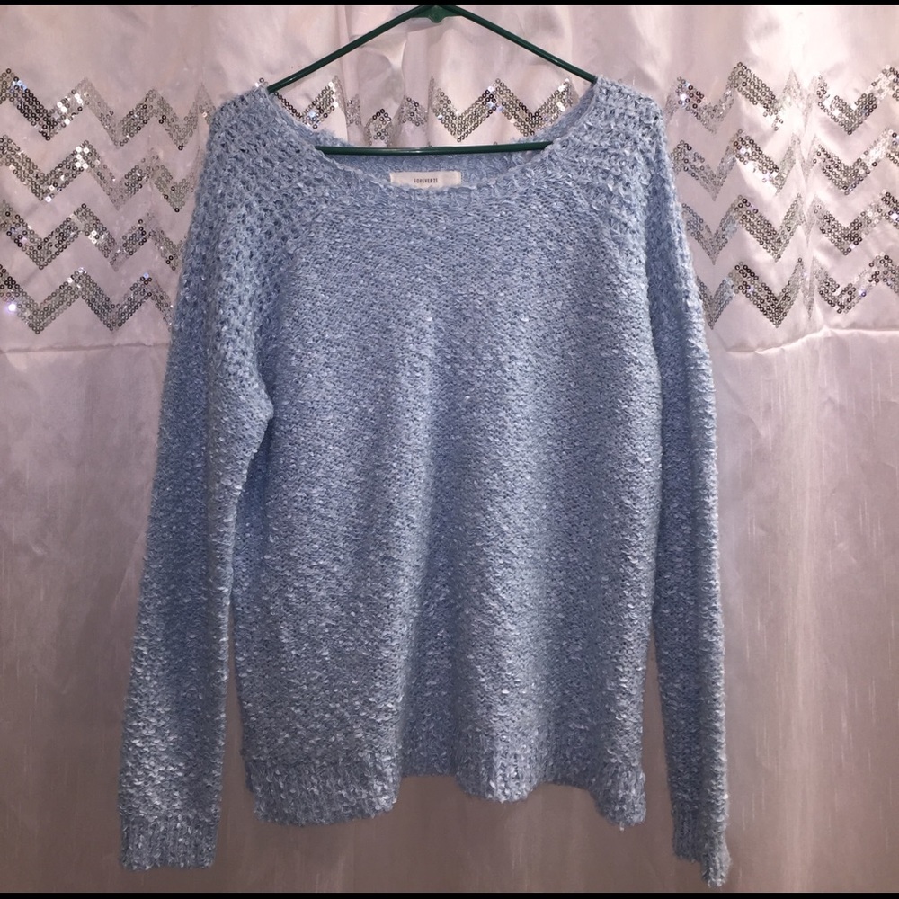Light blue sweater
