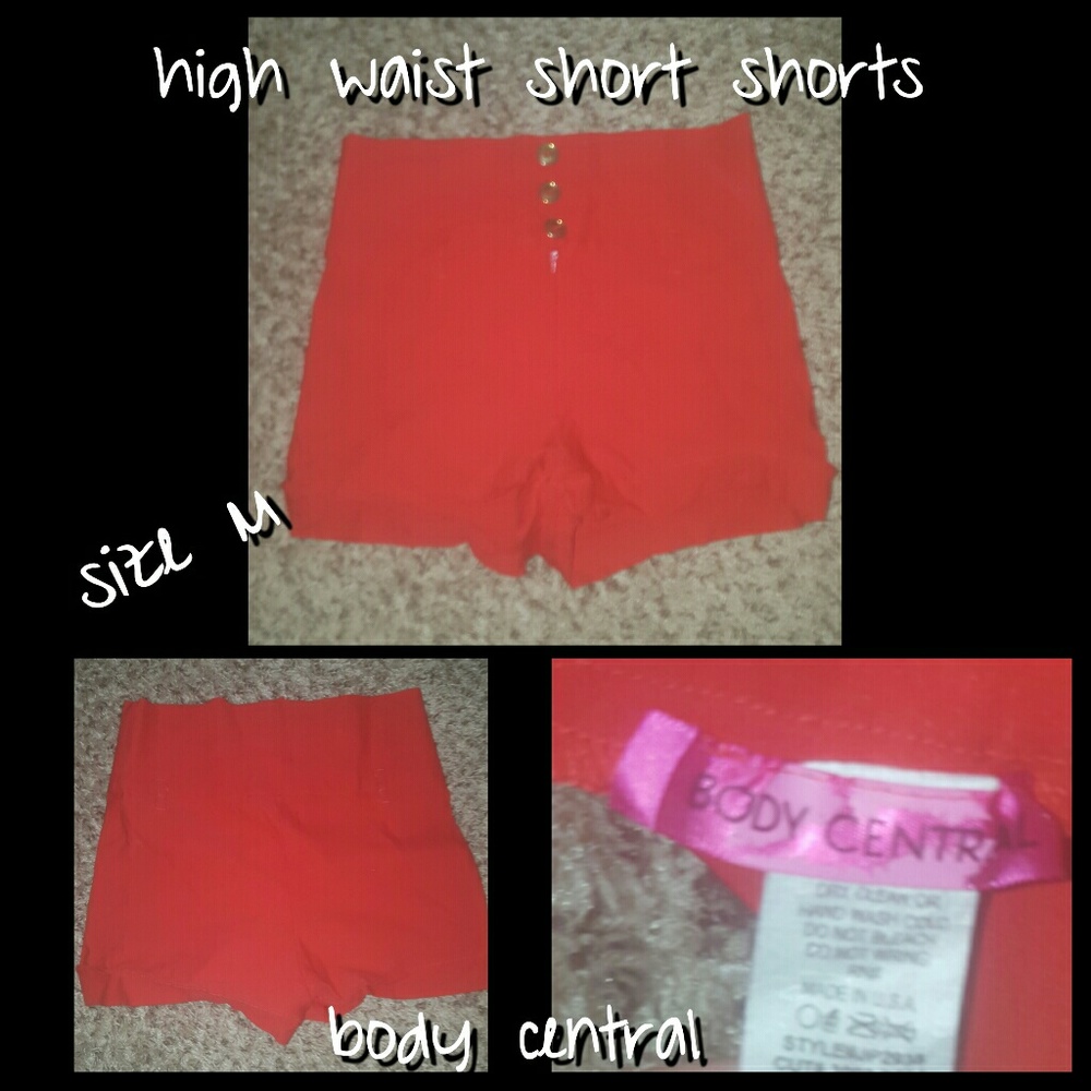 high waisted short