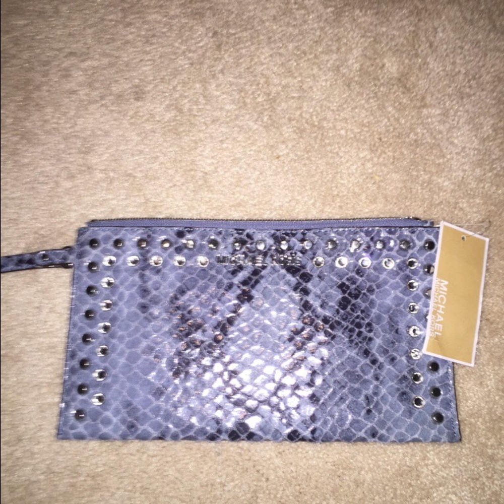 Authentic new w tags Michael Kors Snake Wristlet