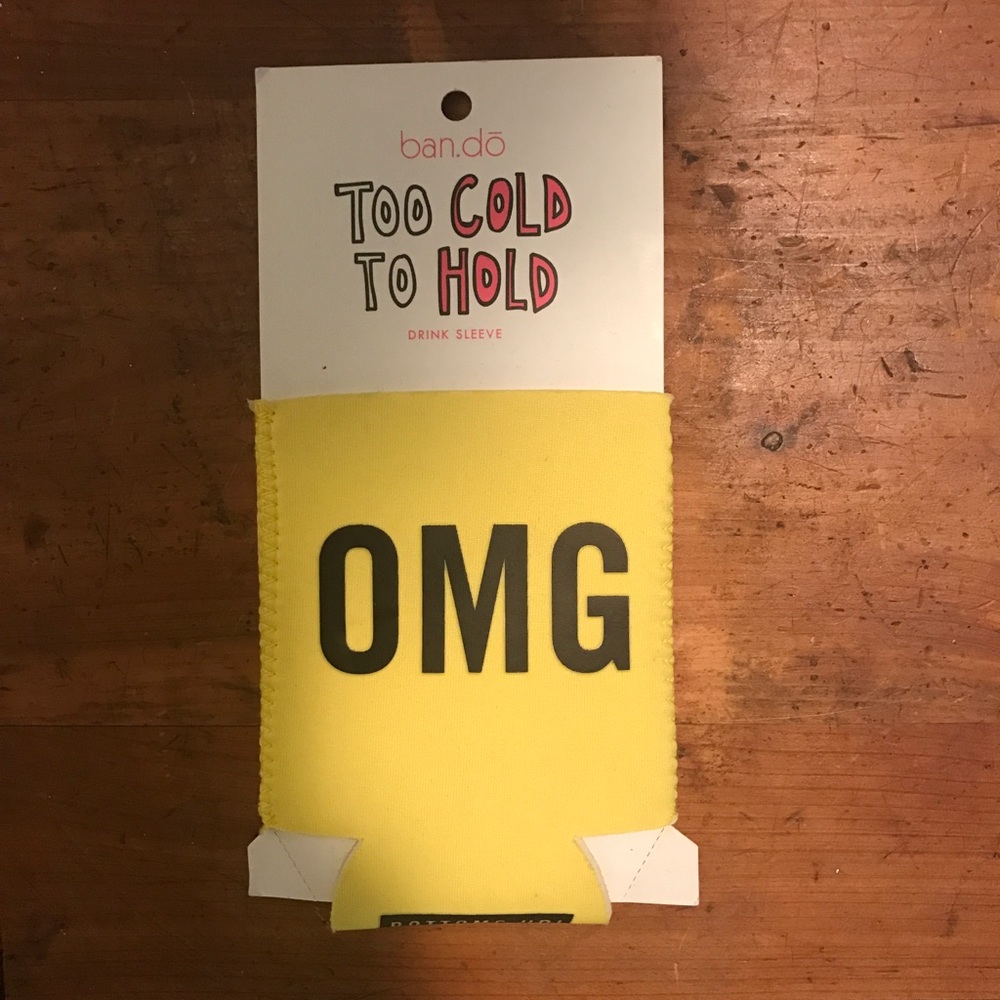 Bando Yellow OMG Koozie