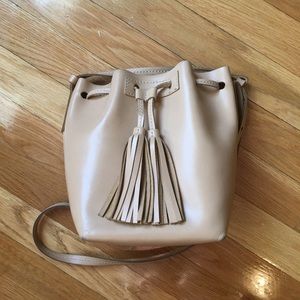 J. Crew Leather Tassle Bag