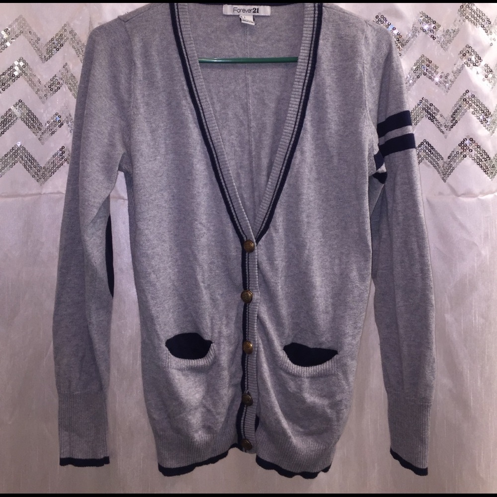 Preppy cardigan