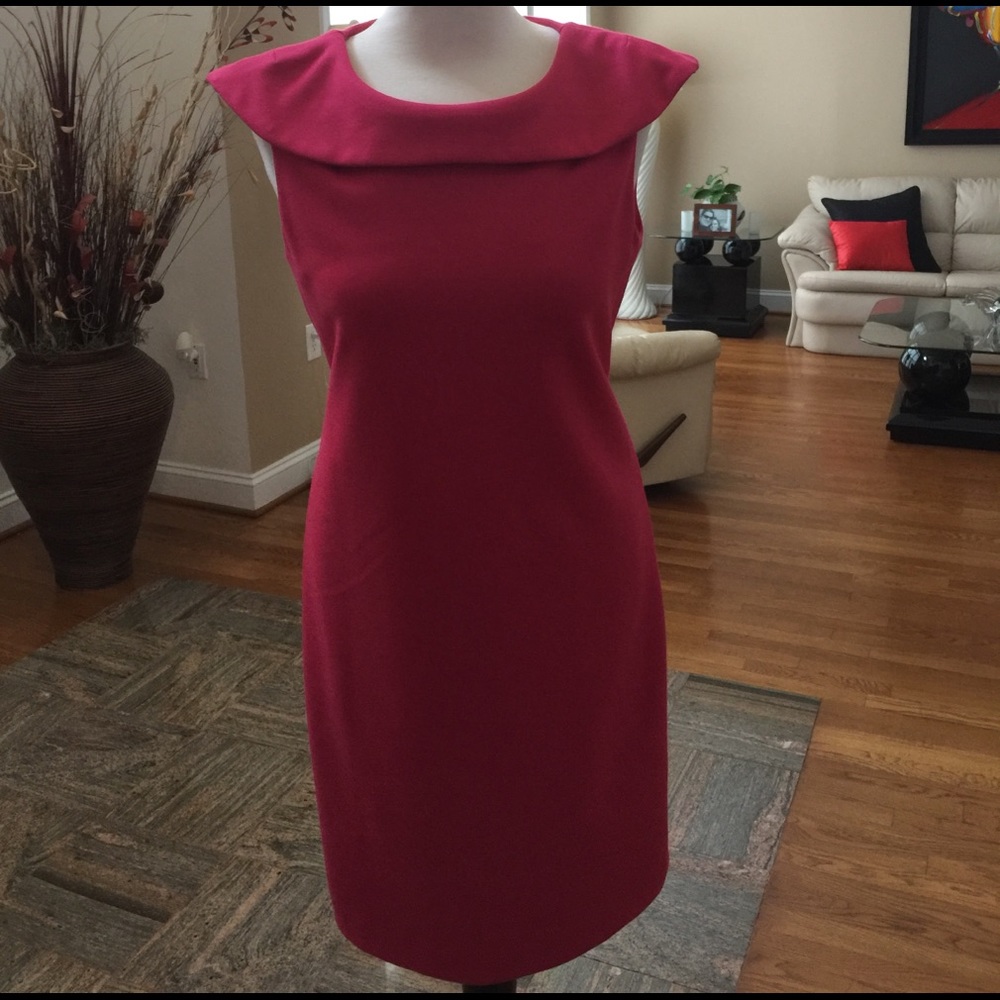 Figure flattering ponte sheath