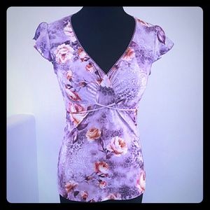 Vintage Floral Blouse