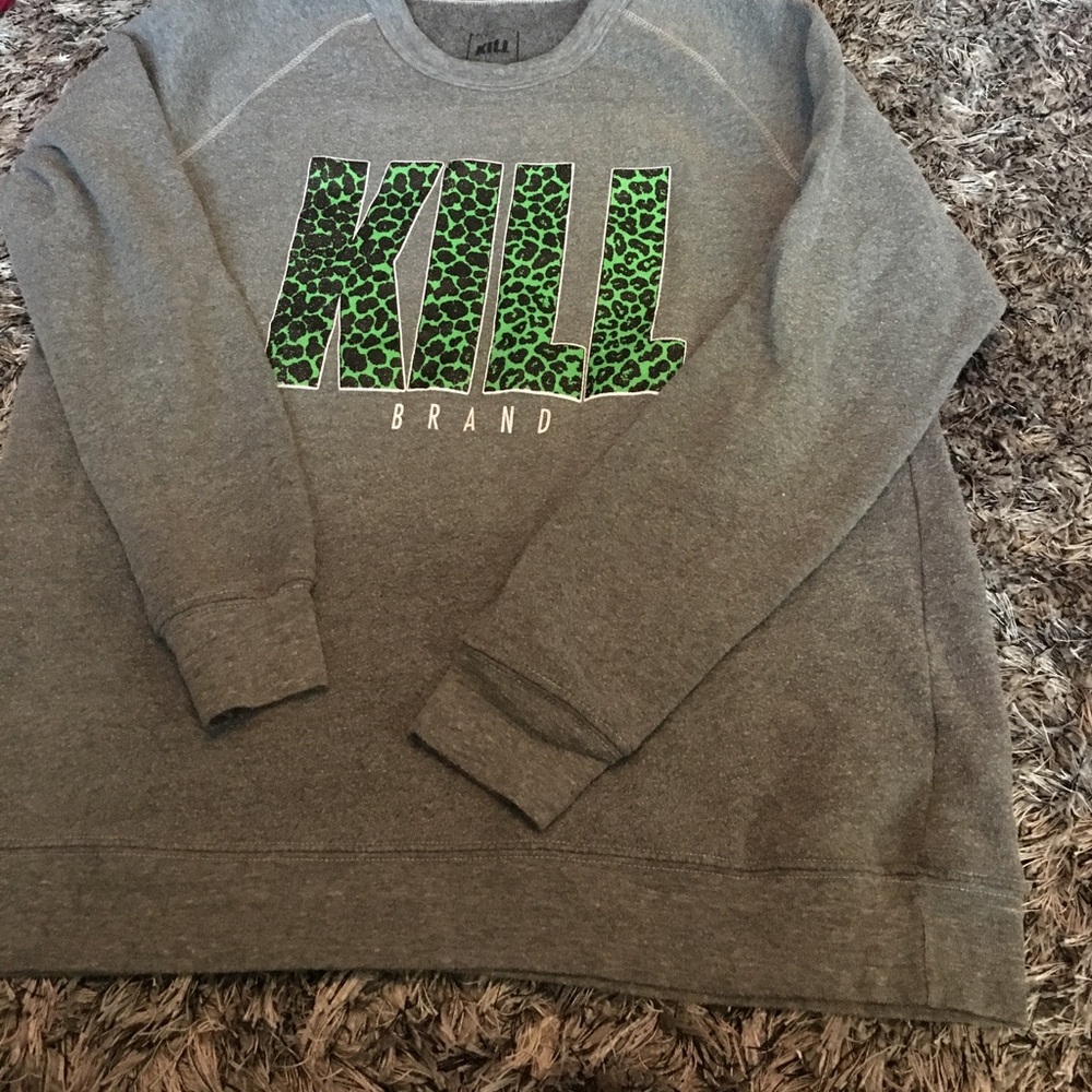 Rare KILL brand crew neck unisex size XL.