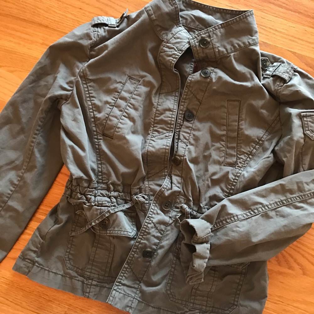 LOFT field jacket with cinch waist