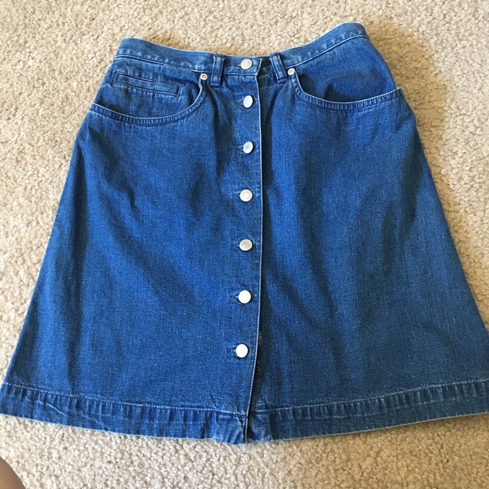 High Waisted Denim button up skirt !!!SOLD!!!