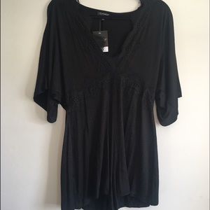 TopShop Lace Trim Romper - NWT