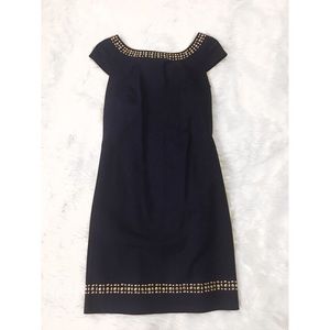 Lilly Pulitzer Navy Studded Dress