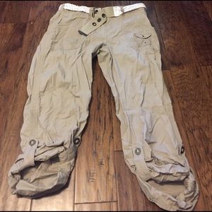 Khaki Capris