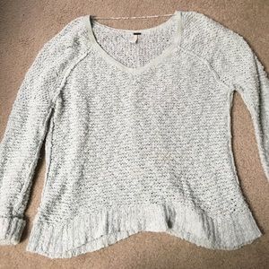 Light aqua Free People sweater!