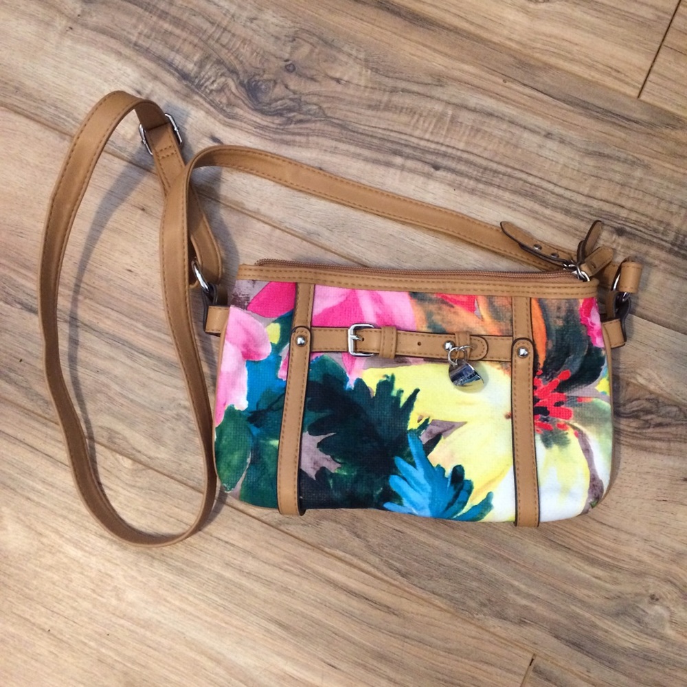 Rosetti Summer Floral Cross-Body Purse