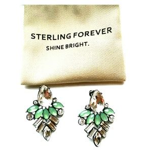 Sterling Forever statement earrings