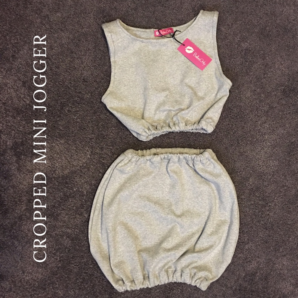 Cropped mini jogger