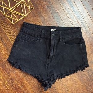 UO BDG high waisted shorts🌑